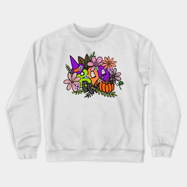 Boo Crewneck Sweatshirt by Shine Design Blossom